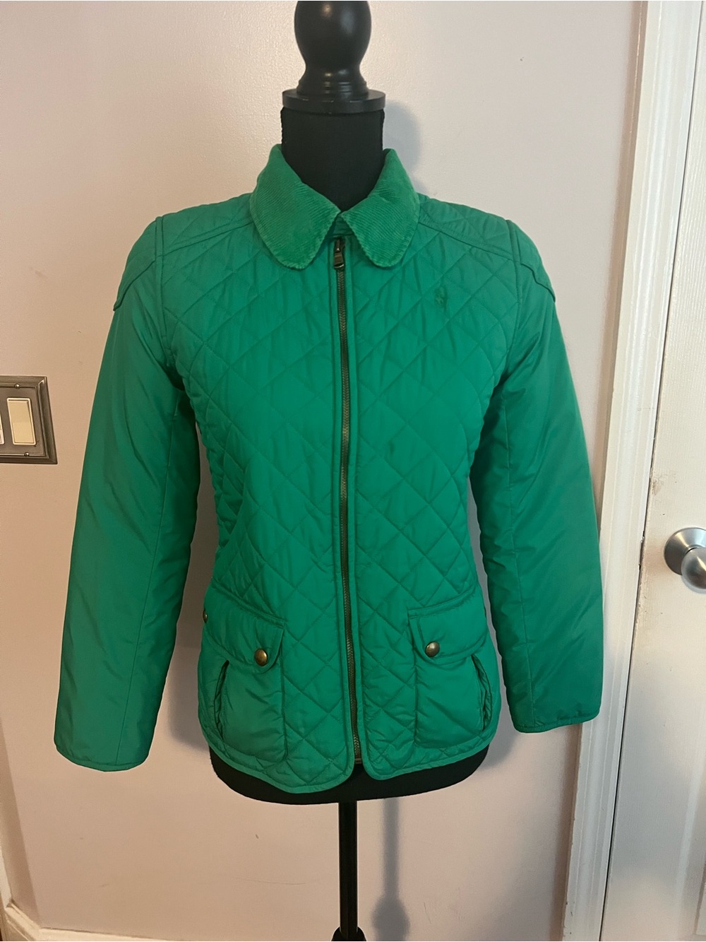 Quilted Ralph Lauren Barn Jacket. Girls 11-12